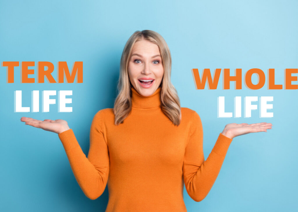difference between term and whole life